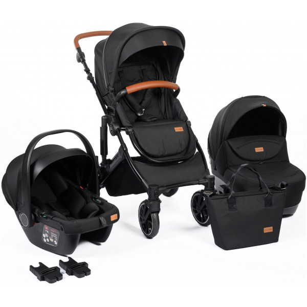 Коляска для дитини універсальна 3 в 1 FreeON Comfort (автокрісло R129), black
