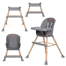 Стілець для годуваня Kidwell Eatan Wood gray