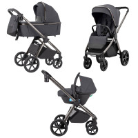 Коляска універсальна CARRELLO Omega CRL-6535/1 (3in1) Excellent Grey /1/