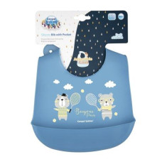 Слинявчик силіконовий з кишенькою ТМ Canpol babies